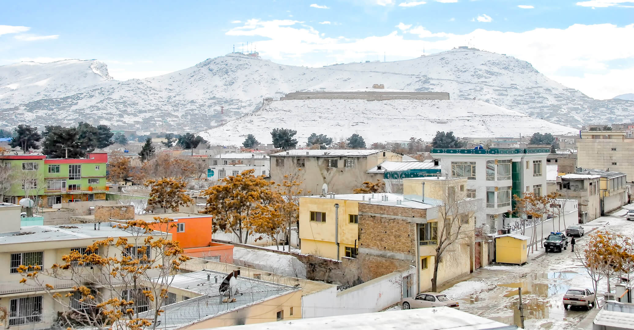 hiver en Kabul Afghanistan